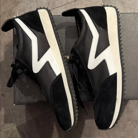 rag and bone  Retrohost pickx Running sneaker in black and white - Picture 10 of 15